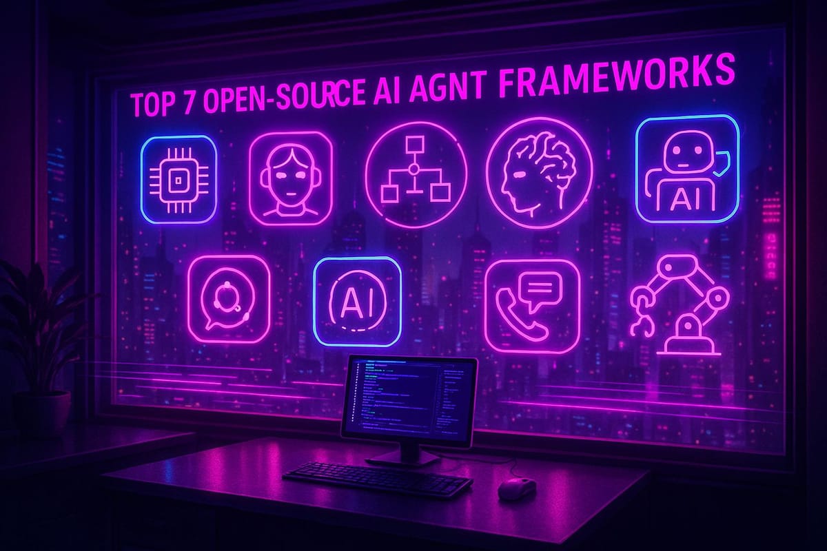 Top 7 Open-Source AI Agent Frameworks