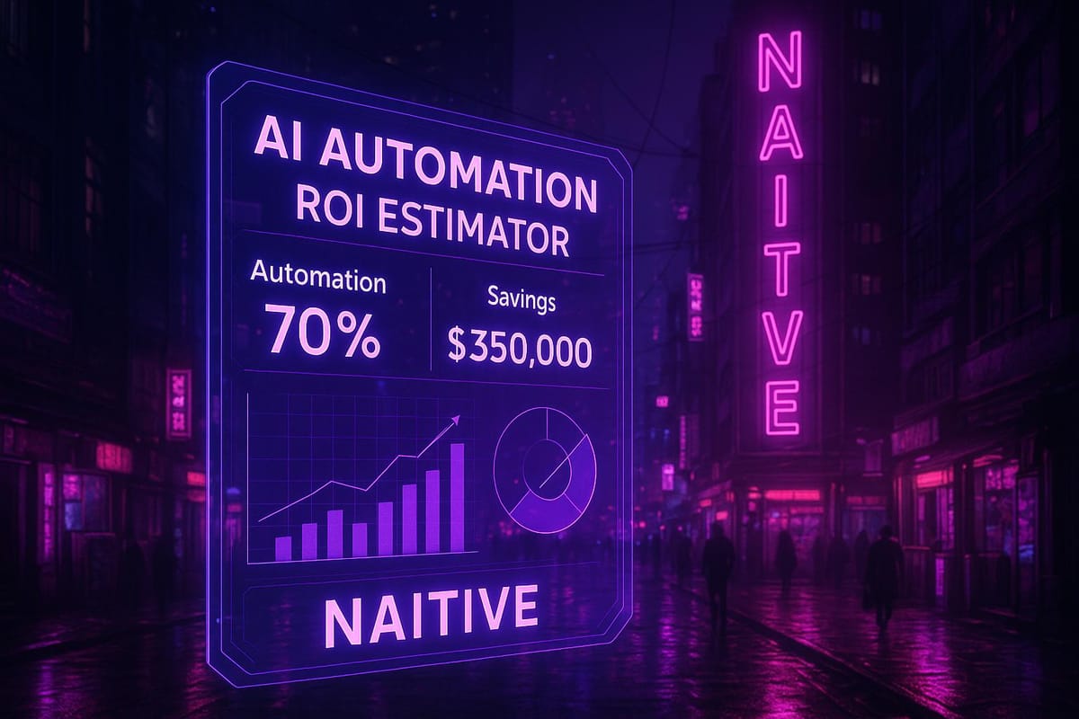 AI Automation ROI Estimator