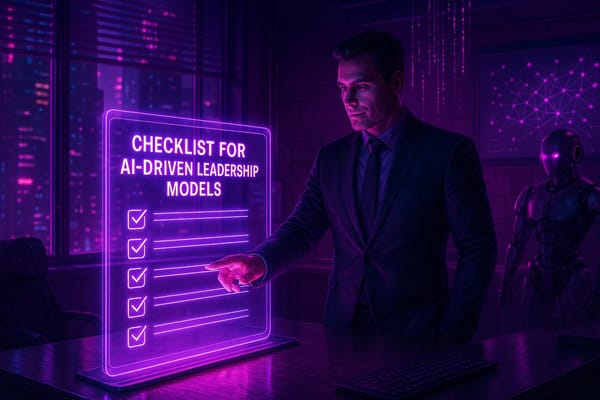 Checklist for AI-Driven Leadership Models
