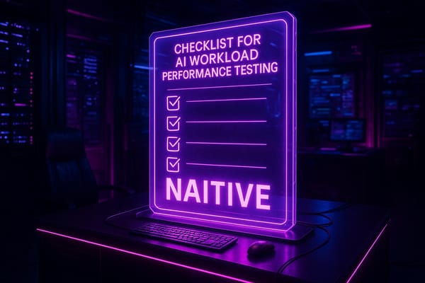 Checklist for AI Workload Performance Testing