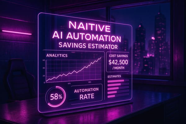 AI Automation Savings Estimator Tool